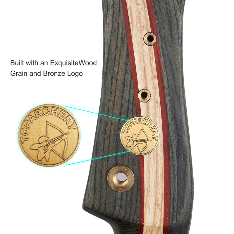 62" Bogenschießen Takedown Recurve Jagdbogenset 20-50 Pfund