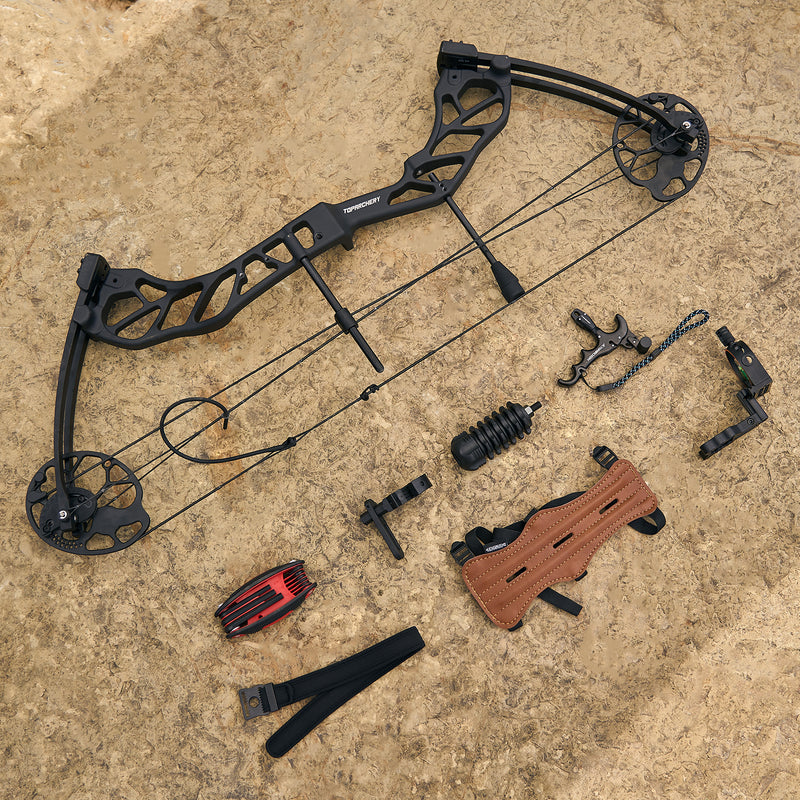 Bogenschießen Jagd 19-70lbs Compound Bogen IBO320fps Rechtshänder Outdoor-Jagd