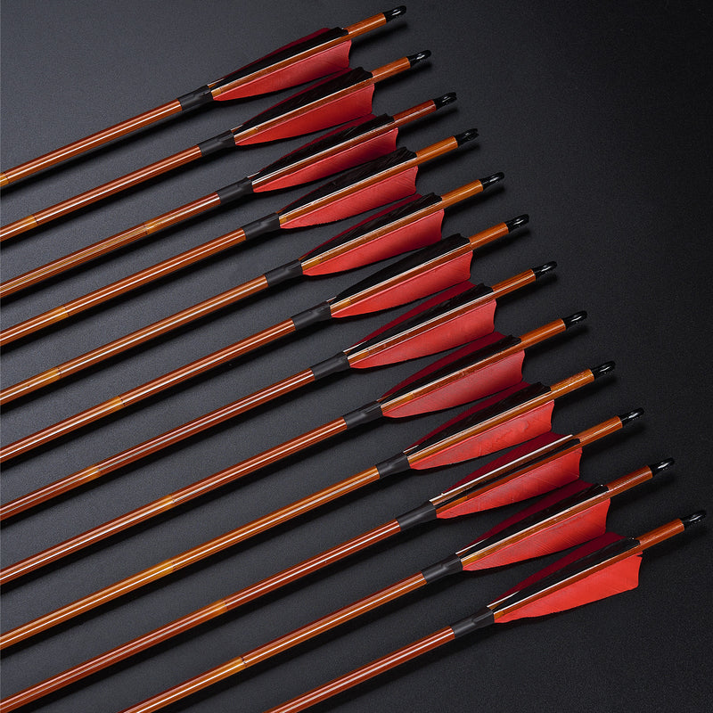 30" Carbon Jagdpfeile Türkiye Feathers SP500 für Bogenschießen