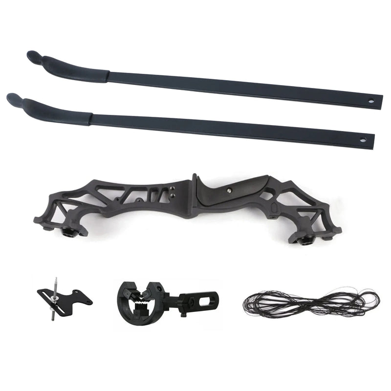 53 Zoll Bogenschießen Takedown Recurve Bogen und Pfeile Set mit Köcher 20/30/40/55lbs