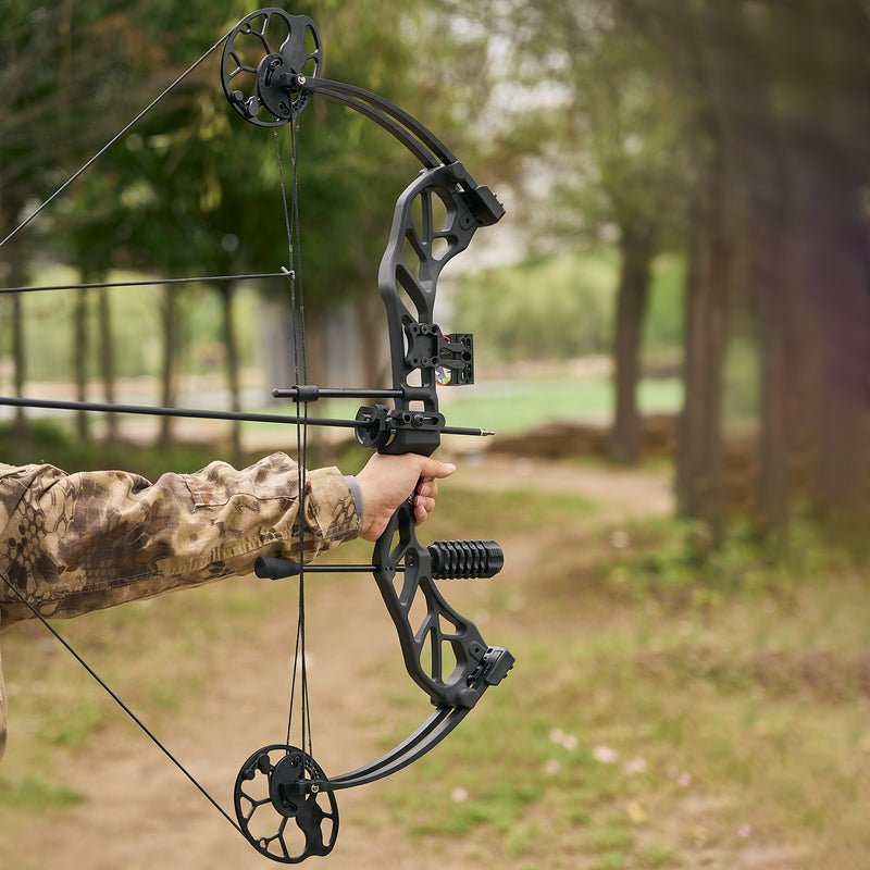 Bogenschießen Jagd 19-70lbs Compound Bogen IBO320fps Rechtshänder Outdoor-Jagd