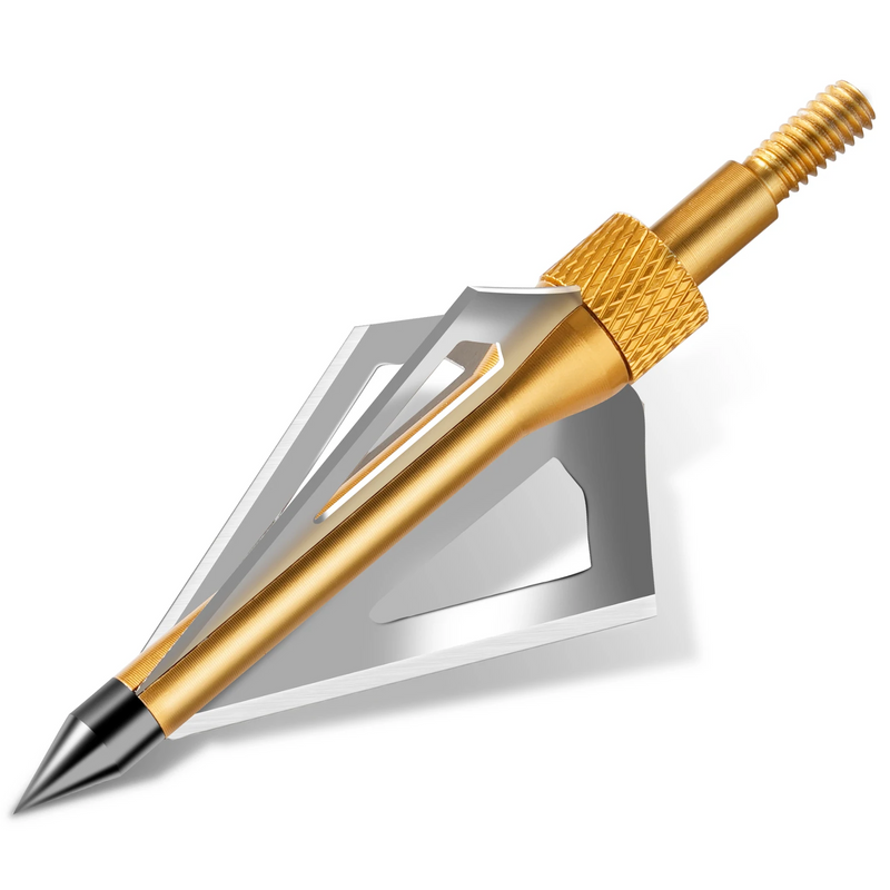 12pcs Bogenschießen Carbon Pfeile und Jagd Broadheads Set