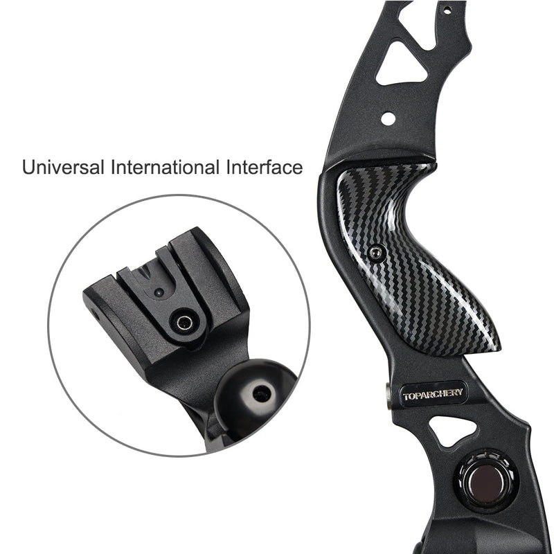 62" Bogenschießen ILF Recurve Bogen Takedown Jagdbogen 25-60 lbs