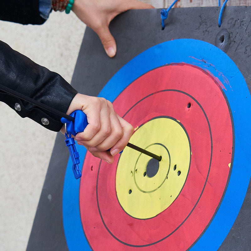 Pfeilabzieher für Bogenschießen, Zielentfernungswerkzeug aus Gummi mit Gürtelclip