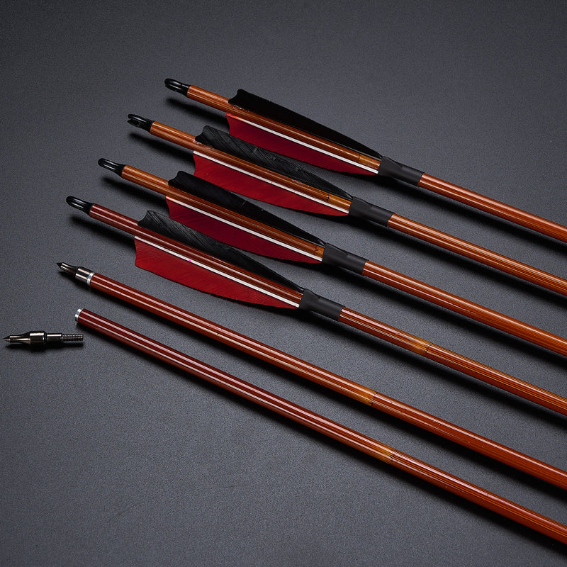 30" Carbon Jagdpfeile Türkiye Feathers SP500 für Bogenschießen