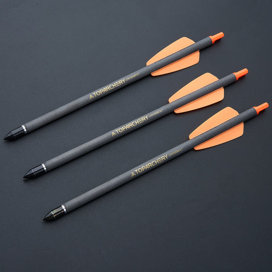 12 Stück 7,5 Zoll Armbrust Pfelie aus reinem Karbon Spine 350