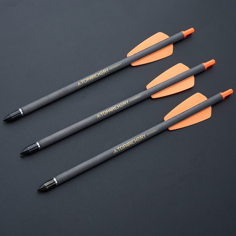 12 Stück 7,5 Zoll Armbrust Pfelie aus reinem Karbon Spine 350