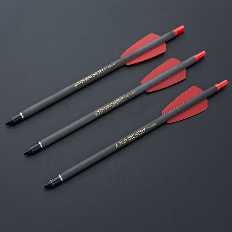 12 Stück 7,5 Zoll Armbrust Pfelie aus reinem Karbon Spine 350