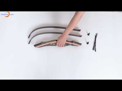 62" Bogenschießen Takedown Recurve Bogen und Pfeilset Rechtshänder 20-50lbs