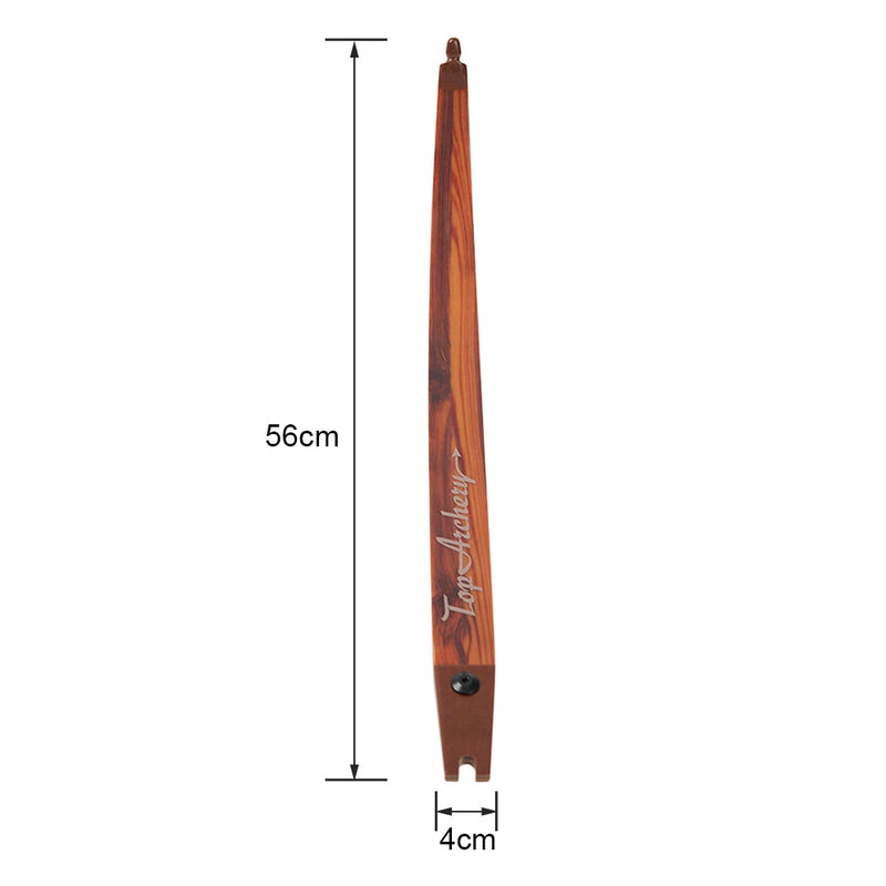 Bogenschießen ILF Recurve Bogenwurfarme 25-60lbs Kohlefaser-Holz-Bambus-Laminatwurfarme mit Taschen