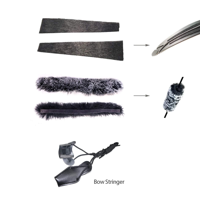 60" Laminierter Takedown Recurvebogen 25-50lbs Mixed Carbonpfeile mit Fingerschutz Armguard Kit