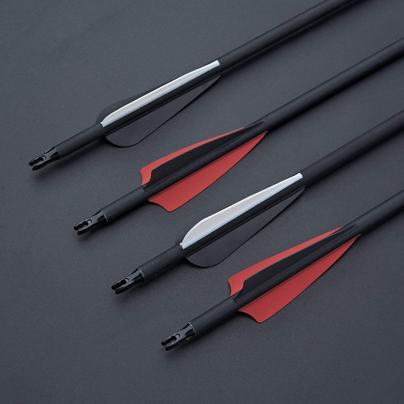 Verstellbarer Pfeilköcher Set mit 12 Carbonpfeilen