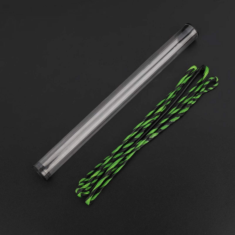 53"/57" handgefertigte schwarz/rote doppelsträngige flämische Sehne für Takedown-Bogen