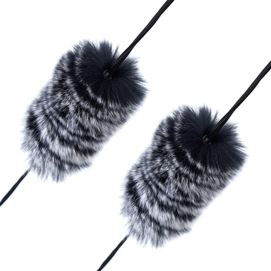 Otter Hide Bow String Silencer Archery Bowstring Stabilisatoren Ein Paar