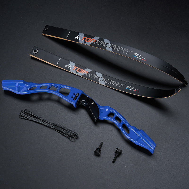 66 Zoll Wettkampf-Recurvebogen RH für Bogenschieß-Training in der Halle und Zielschießen 20-40 lbs