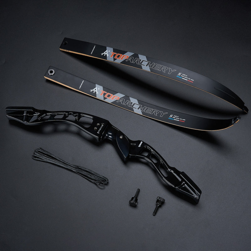 66 Zoll Wettkampf-Recurvebogen RH für Bogenschieß-Training in der Halle und Zielschießen 20-40 lbs