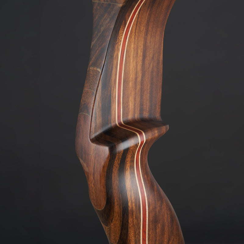 Bogenschießen 60" Jagdbogen Zerlegbarer Recurve-Bogen, Holzlaminiert RH 20-60 lbs