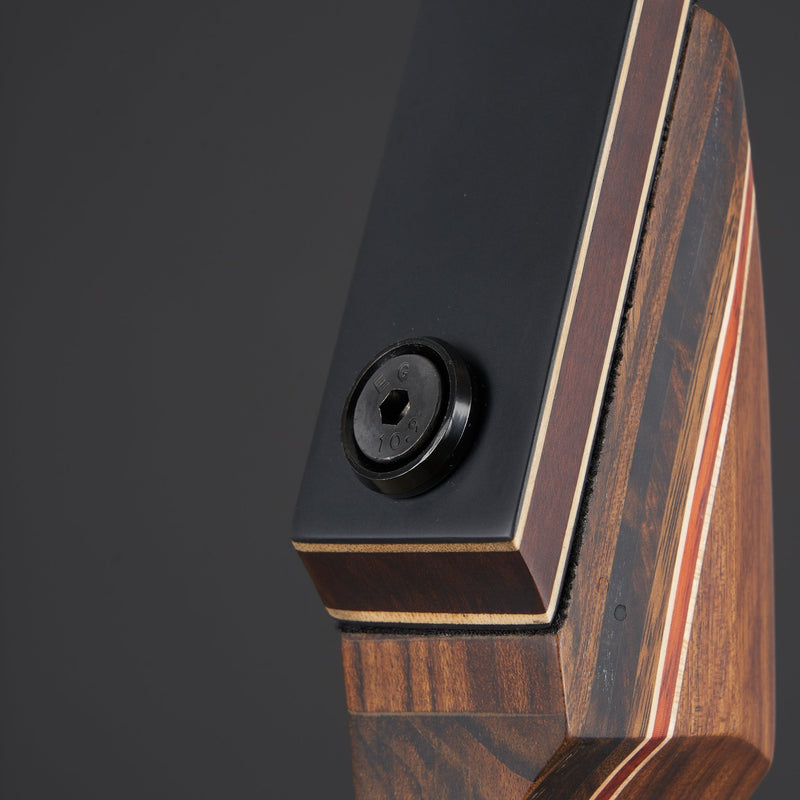 Bogenschießen 60" Jagdbogen Zerlegbarer Recurve-Bogen, Holzlaminiert RH 20-60 lbs