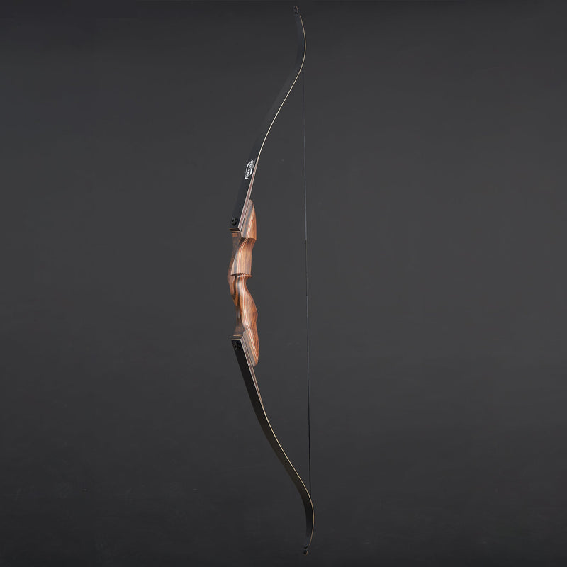 Bogenschießen 60" Jagdbogen Zerlegbarer Recurve-Bogen, Holzlaminiert RH 20-60 lbs