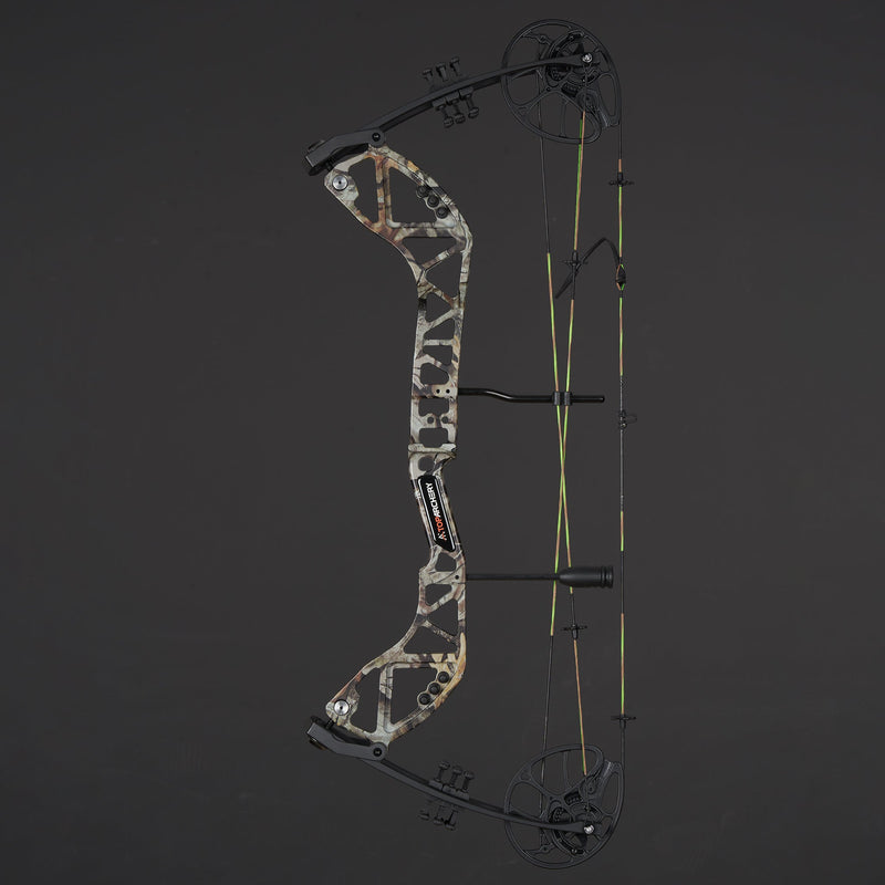 Compoundbogen-Set für Erwachsene Anfänger RH Bogenschieß-Jagdbogen 30-70 lbs