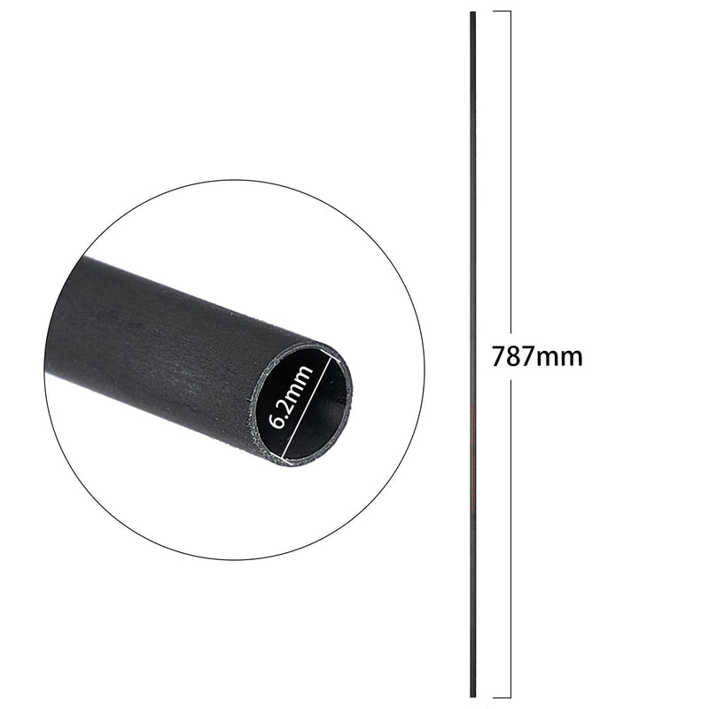 12 Stück Bogenschießen 31" Pure Carbon Pfeilschäfte Geradheit 0,006