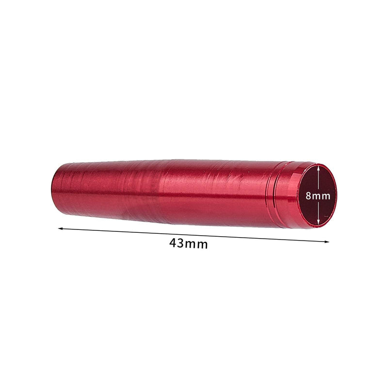 12er Pack Bogenschießen Broadhead Adapter Aluminium Connect Arrowhead für ID 8mm Pfeilschaft