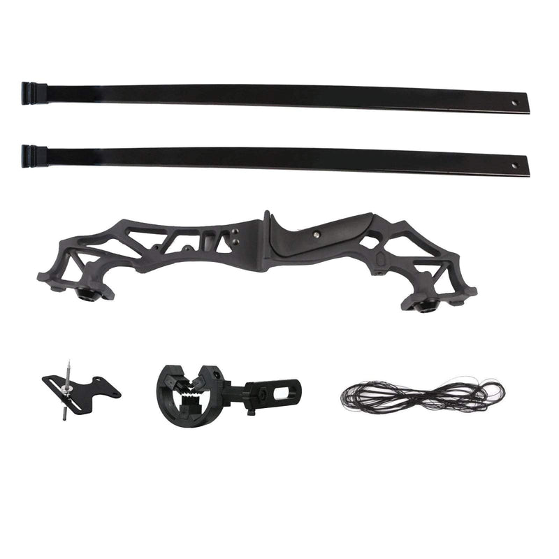 53" Bogenschießen Takedown Straight Bow Aluminiumlegierung Riser Rechtshandbogen