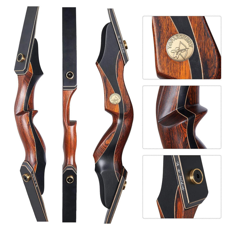 60" Bogenschießen Recurve Jagdbogenset 25-50 Pfund