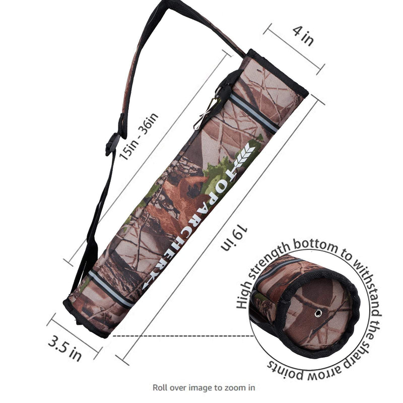 19" Bogenschießen Rücken-Pfeilköcher Halter Verstellbare Pfeiltasche